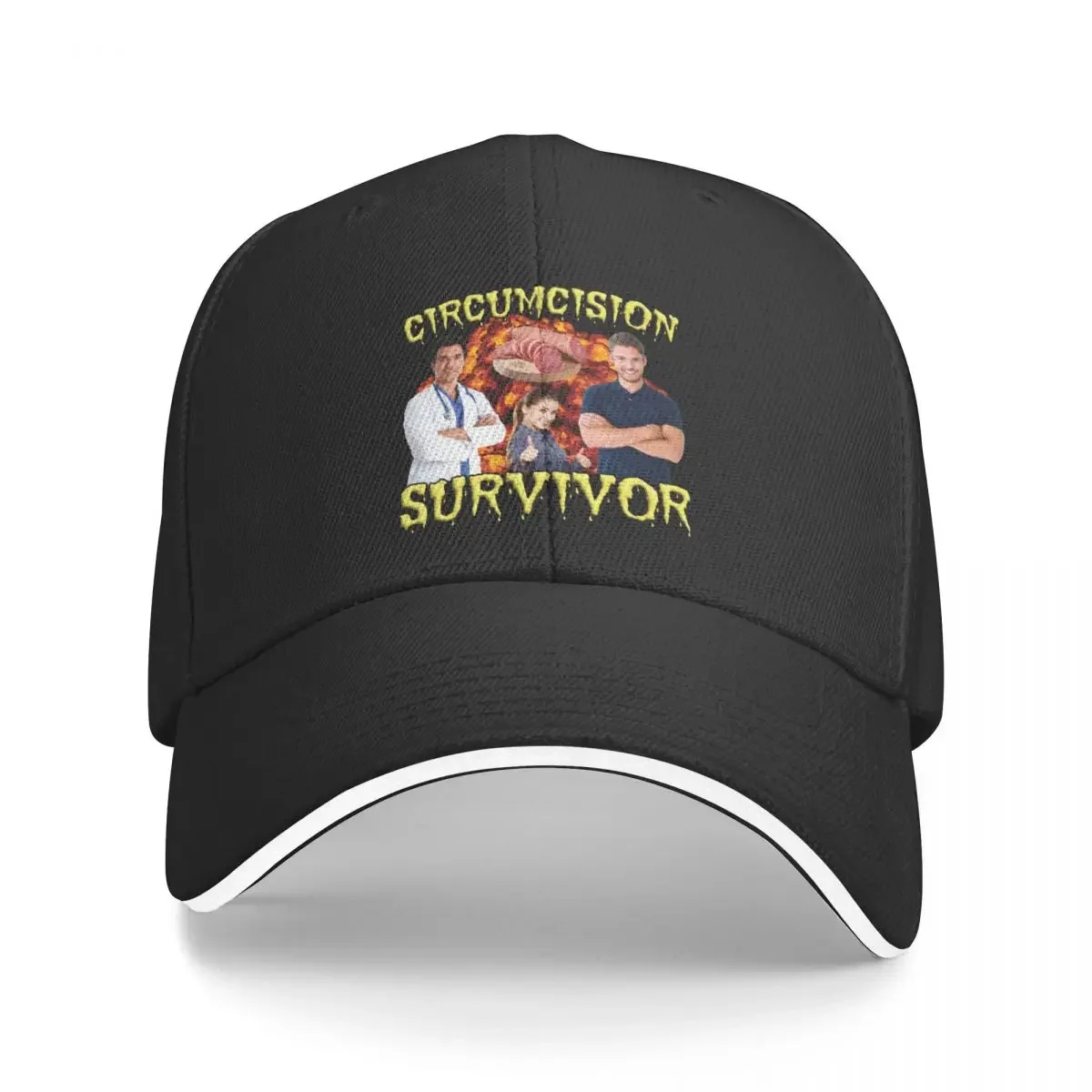 Circumcision Survivor Baseball Cap hiking hat Sun Hat For Children Gentleman Hat Rave Men Caps Women's