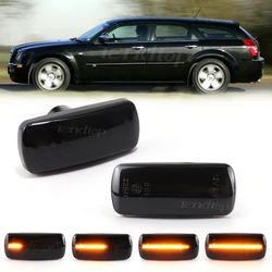LED Turn Signal Repeater Sequential Light Flashing Side Marker Lamp For Chrysler 300C Sebring 200 Jeep Grand Cherokee Dodge