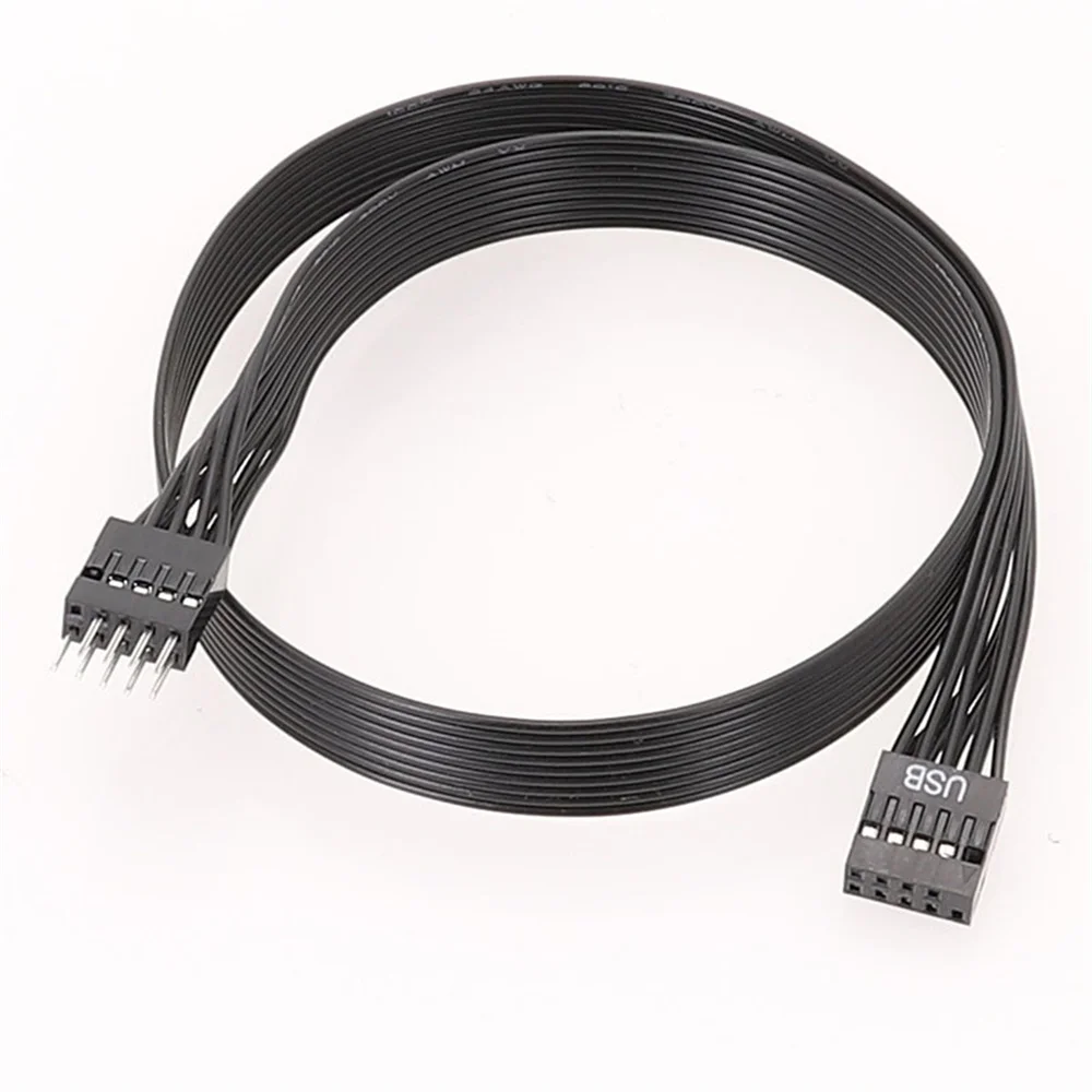 Dupont Mini USB 2,0mm 10pin Buchse zu Dupont USB 2,54mm 9pin Stecker Verlängerung kabel für PC Motherboard 12cm