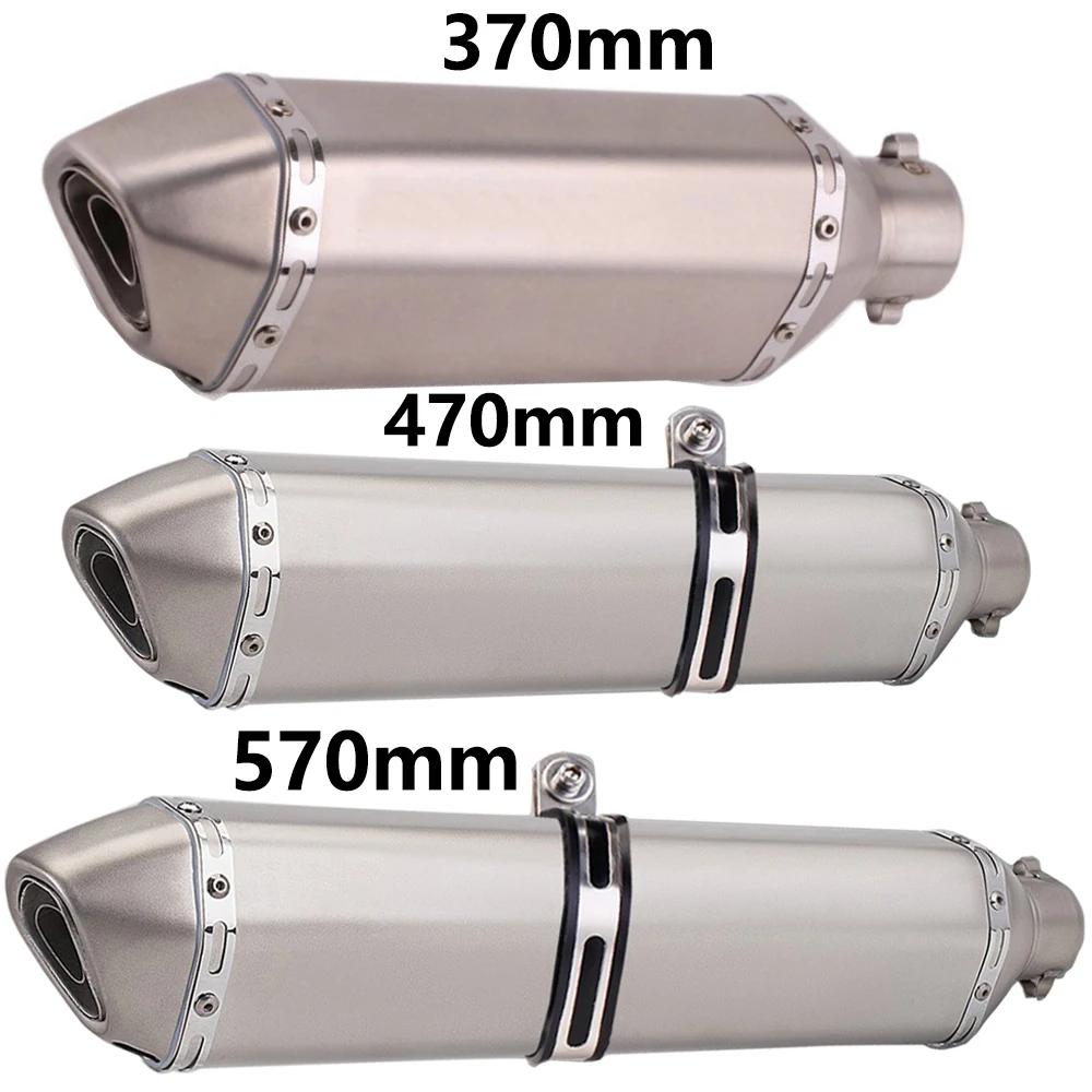 Sistema De Escape Universal De Acero Inoxidable Para Motocicleta De 370Mm, 470Mm, 570Mm Con Db Killer, Tubo De Escape Para Motocicleta, Precio Mayorista — -52%, 56.37€ Coupon, from 49.99€ – 52% descuento – €49.99
