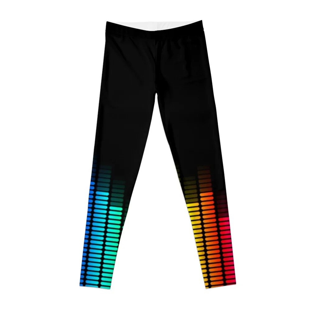 

rainbow equalizer Leggings gym clothing jogging pants sporty woman push up Womens Leggings