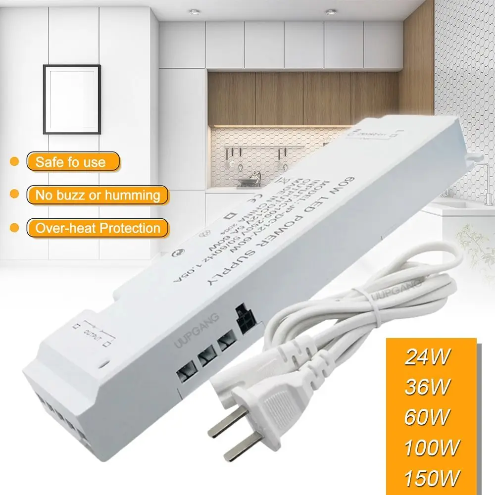 Universale 12V Home Switch alimentazione LED alimentatore LED trasformatore luce adattatore di alimentazione Driver dimmerabile