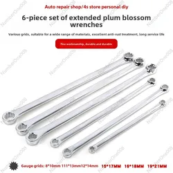 Chrome Steel Multifunctional Extended Double Head Plum Wrench Dual-purpose Wrench Dodecal Angle Sleeve Wrench Tool