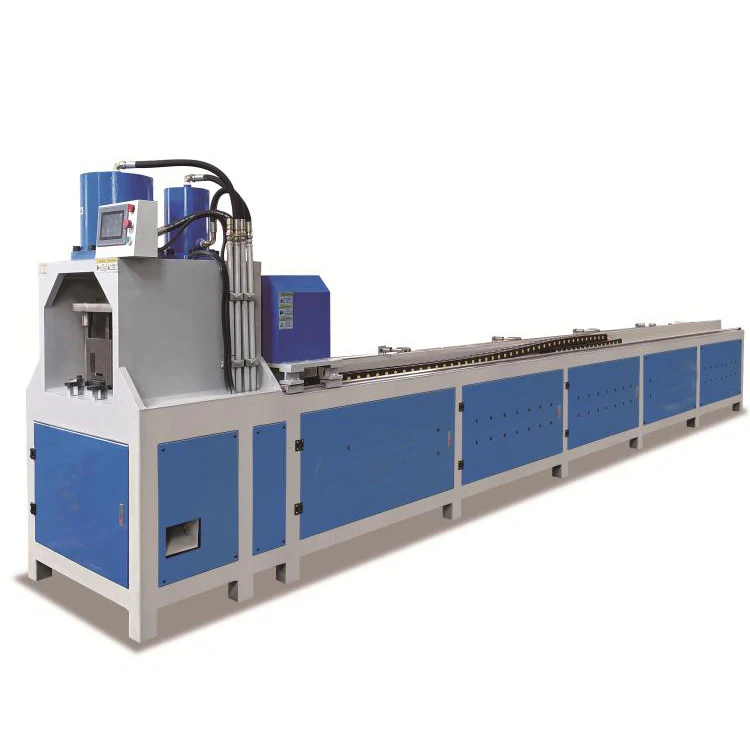 Warehouse Shelf Round Square Tube Cutting Hydraulic Automatic Punching Hine