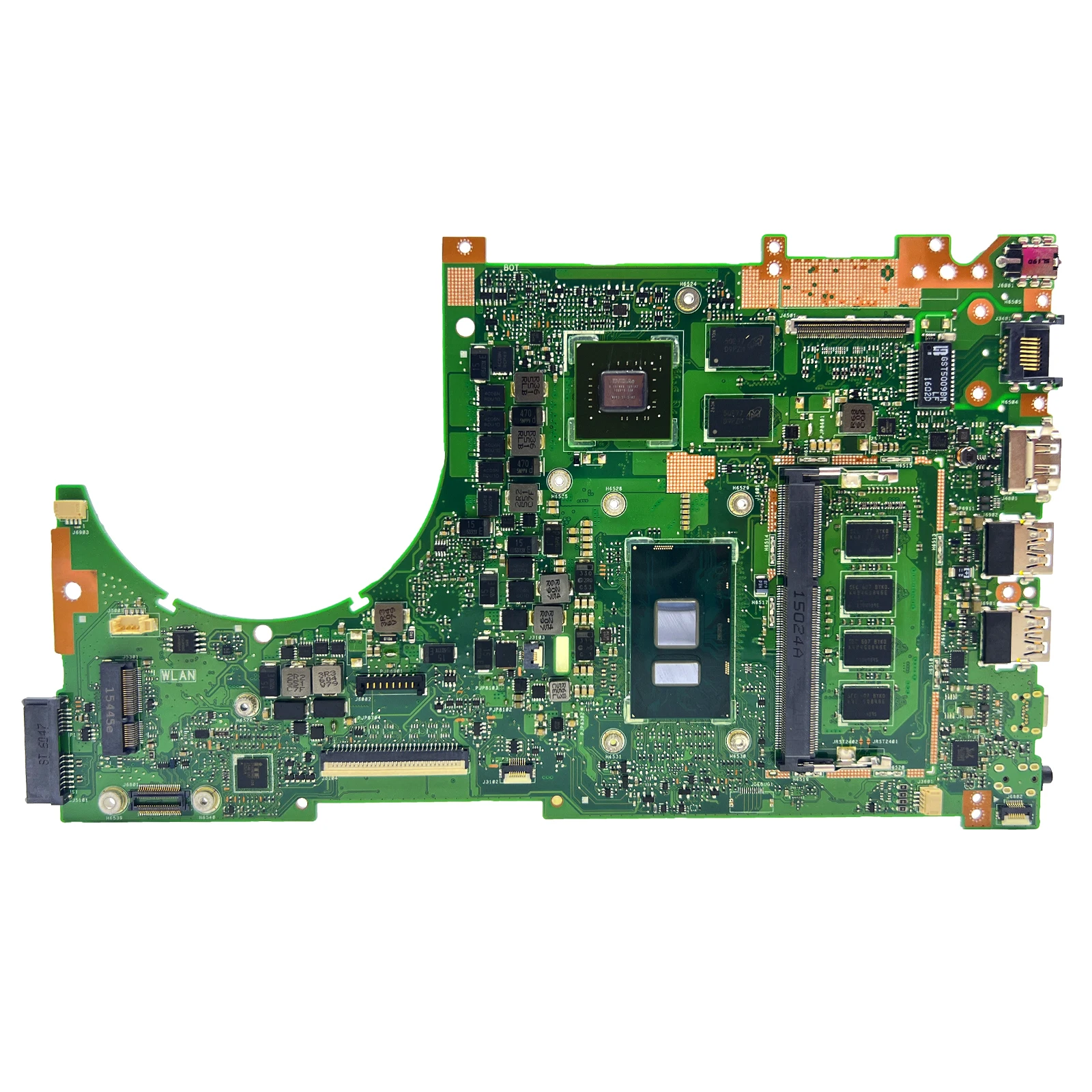 Untuk ASUS Q553U Q553UQ Mainboard Laptop Q553UB I7-6500U CPU GT940M-V2G GPU 4G RAM Papan Utama 100% Diuji VivoBook 15 Q553 S551L