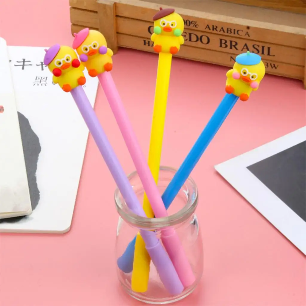 4X2 Stuks Balpennen Vorm Eend Chick Dolphin Medium Gemiddelden Perfect Voor