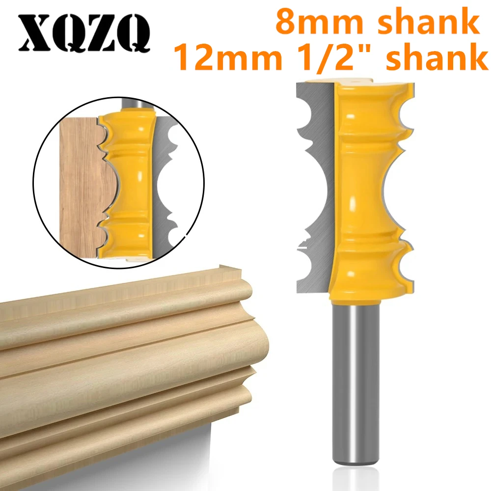

1 шт. большая изысканная фреза для стульев - хвостовик 1/2 дюйма, 12 мм, 8 мм, хвостовик, нож, шиповый резак для деревообрабатывающих инструментов