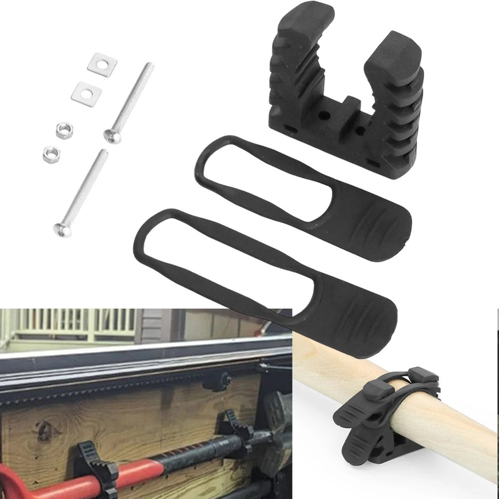 

Rubber Clamp Shovel Quick Fixing Fixture Quick Release Rubber Clamp Mount Kit For RVs Van Trucks UTV Car Tool Organizer Hand