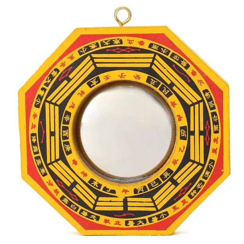 Lucky Chinese Dent Convex Bagua FengShui Mirror Taoist Talisman Energy Home Decoration Ornament