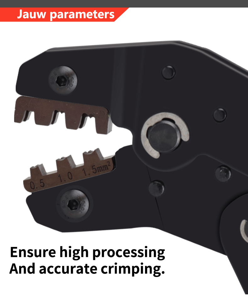 Für Lasche 2,8 4,8 6,3 Auto klemmen Crimp zange 0,5-2,5 mm²/23-13awg hochpräzise Backen draht elektrische Handwerkzeuge SN-48B – Detail 7