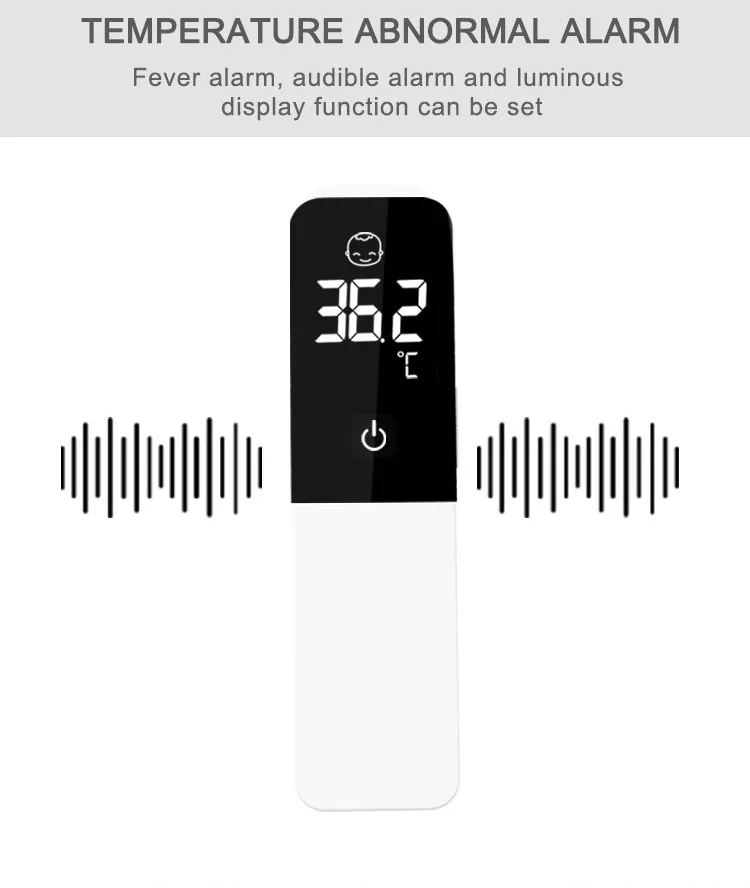 Thermomètre médical infrarouge numérique à LED, sans contact, précis et rapide, adapté aux adultes et aux nourrissons