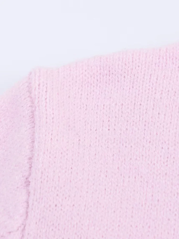 Cárdigan de punto de manga larga para mujer, estilo europeo, moda versátil, temperamento, color sólido, cuello redondo, un solo pecho