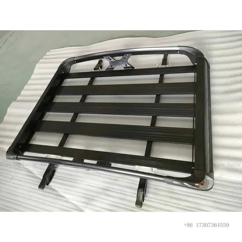 Factory Car Parts Univeal Portable Double Layer Veion Aluminum Alloy Car Roof Rack Lage Baggage Ce
