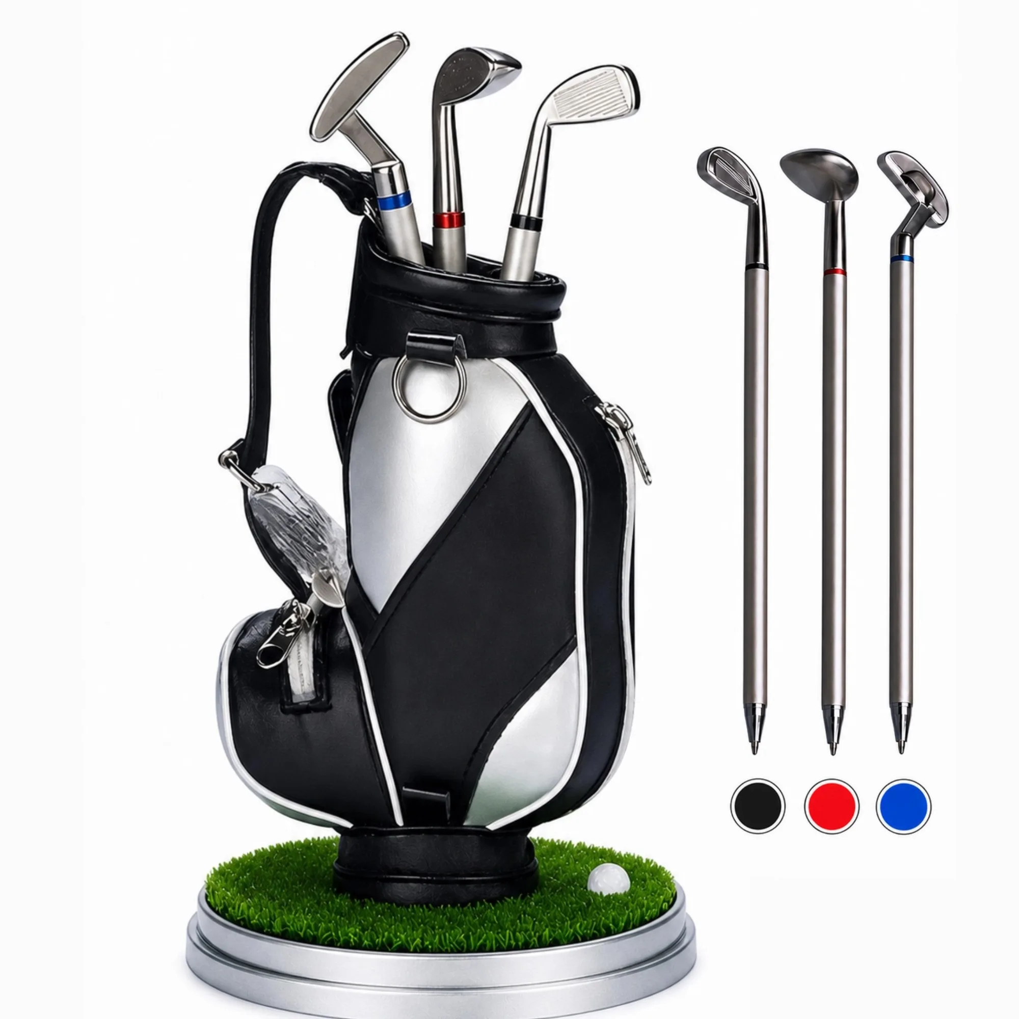 1pc Funny Golf Pen Holder Home Office Decor Desk Accessories Golf Gifts for Men Adults  Golfers Coworkers Dad Boss
