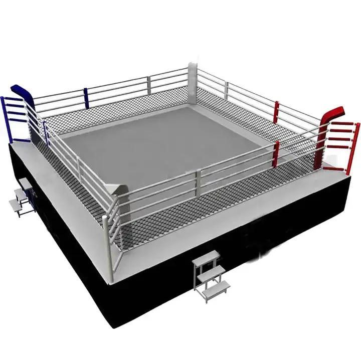 

Cheap Customized Size Logo Available Portable Boxing Ring MMA Elevated Boxing Ring Wrestling Ring for Competition