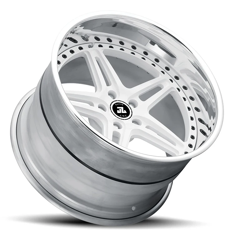 

JZ Custom Bespoke 10 Spokes Mirror Polish Lip Gloss White 5x120 5x130 5x112 17 18 19 20 21 Inch Forged Wheels Rims for Sale