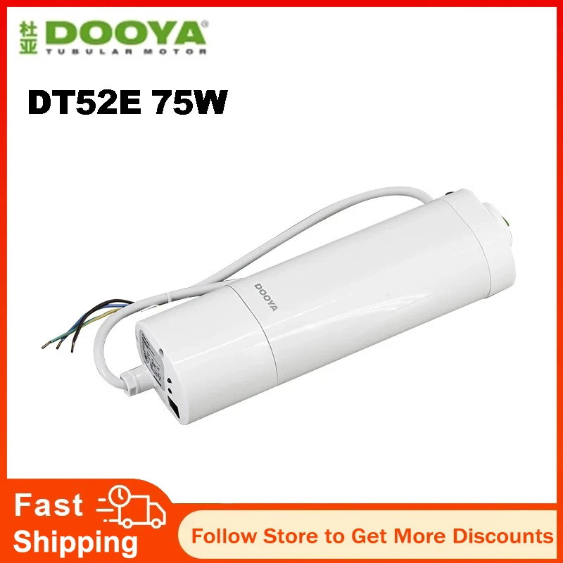 

Dooya Electric Curtain Motor DT52E 75W RF433 Remote Control Open/Close Motor Smart ,Project Special Motor,220V