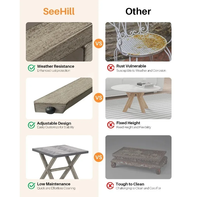 كرسي ألومنيوم لتخليص الأثاث الخارجي للحديقة، جلسة خارجية لمقاعد الحديقة، كرسي صغير قابل للطي، كراسي فناء منخفضة #5