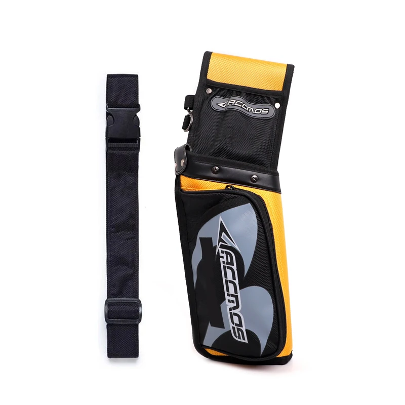 ACC Archery Arrow Quiver Bow Bag Holder Recurve Compound Bow Arrow Hunting Release Hold Pounch Arrow Strap Reverse Hold 7color