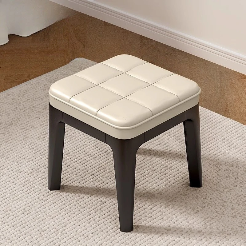 

Living room Low stool thickened stackable small upholstered foot stools comfortable portable мебель для дома home furniture