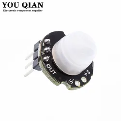 MH-SR602 MINI Motion Sensor Detector Module HC-SR602 Pyroelectric Infrared PIR sensory switch Bracket Diy With lens