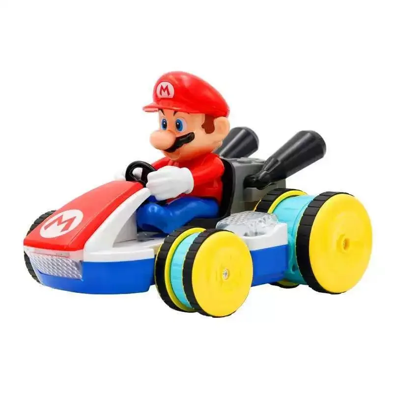 Super Marios Bros Toad Yoshi Luigi Remote Control Car with Music Lighting Rc Cars for Adults Kids Toys Kawaii Anime Rc Truck