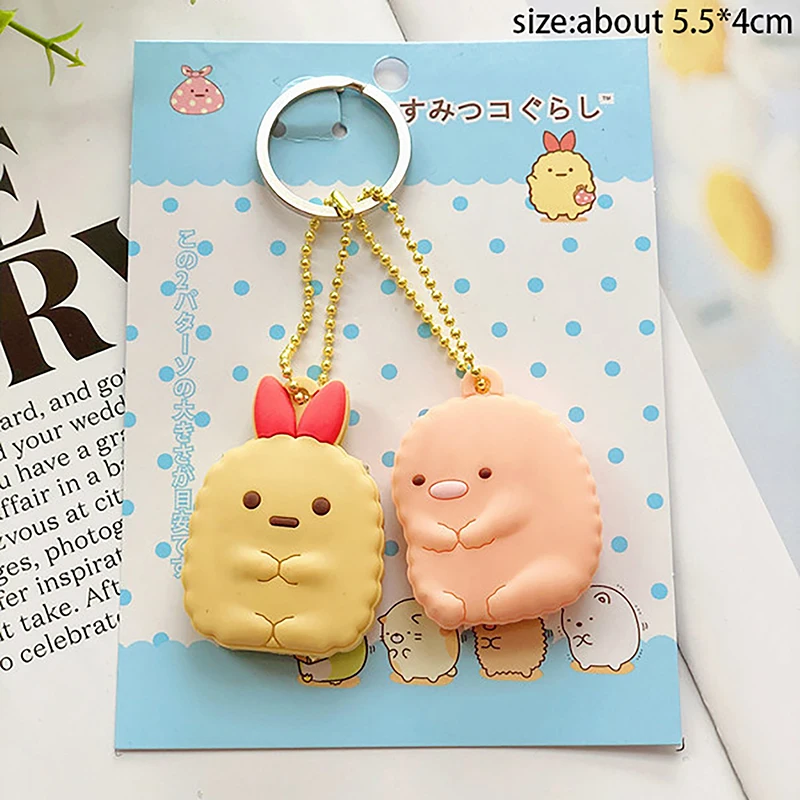 Cute Sanrio Key Protective Case Hello Kittys Accessories Cute Beauty Cartoon Anime Key Chain Set Soft Glue Toys for Girls