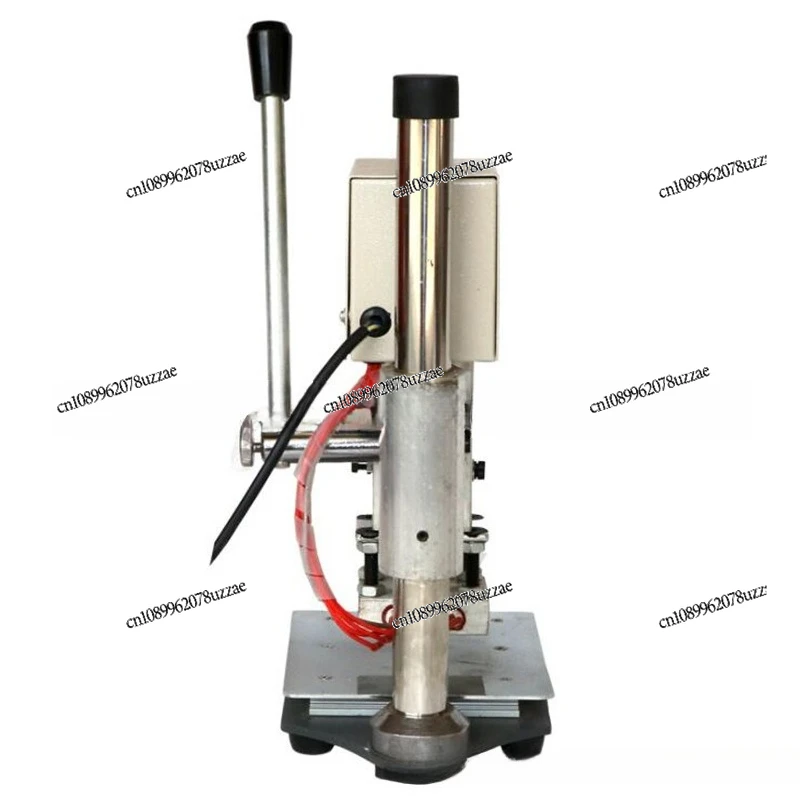 5 * 7Cm Small Board Manual Bronzing Machine Leather Branding Marking Wheat Press Pu Business Card Pvc Coding Machine
