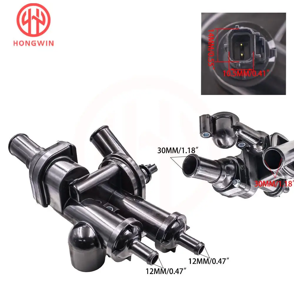 Engine Coolant Thermostat Housing 68003582AB for Chrysler 200 Sebring Dodge Avenger Caliber Journey Jeep Compass Patriot 902-319