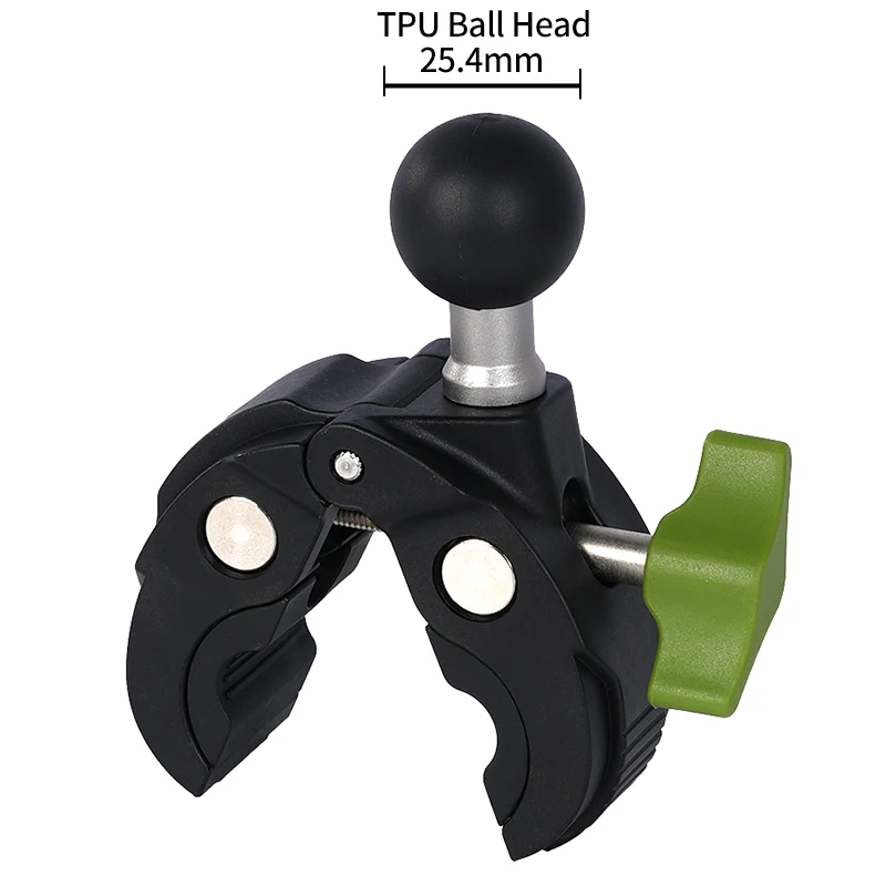 رأس كرة مزدوج مشترك مزدوج السلطعوم مخلب المشبك الذراع ، دراجة نارية جبل أداة لقط ، جودة عالية