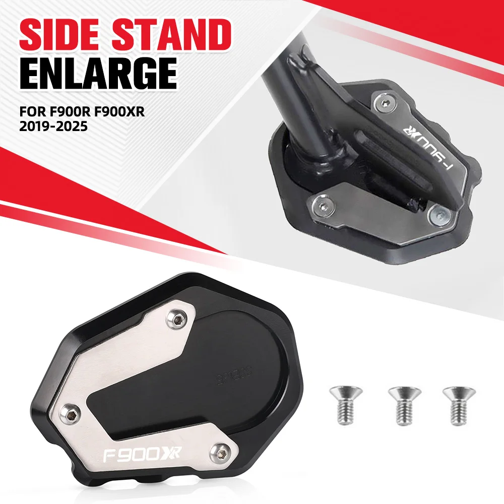 

For BMW F900R F900XR 2019-2022 2023 2024 2025 Motorcycle Kickstand Extension Support Foot Side Stand Enlarger Pad F900 R XR