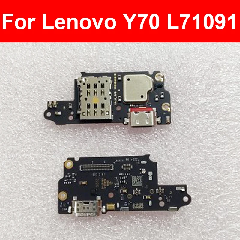 

USB Charger Dock Board with Sim Card Slot Flex Cable For Lenovo Y70 L71091 Sim Card USB Charging Port Board Replacement