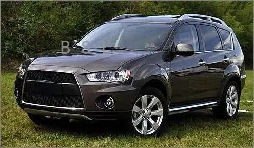 Rejilla superior de parachoques delantero para Mitsubishi Outlander, accesorios para radiador de inserción, 2010, 2011, 2012