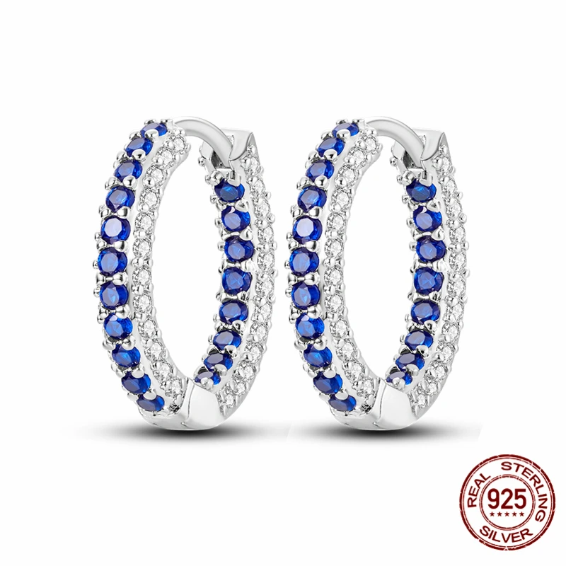 

A high-quality pair of S925 sterling silver earrings, women's earrings, anniversary and wedding jewelry gifts.