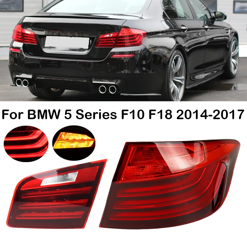 

Для BMW 5 серии F10 F18 520LI 523LI 525LI 528LI 530LI 535LI 2014-2017 автомобильный задний фонарь в сборе 63217306161 63217306162