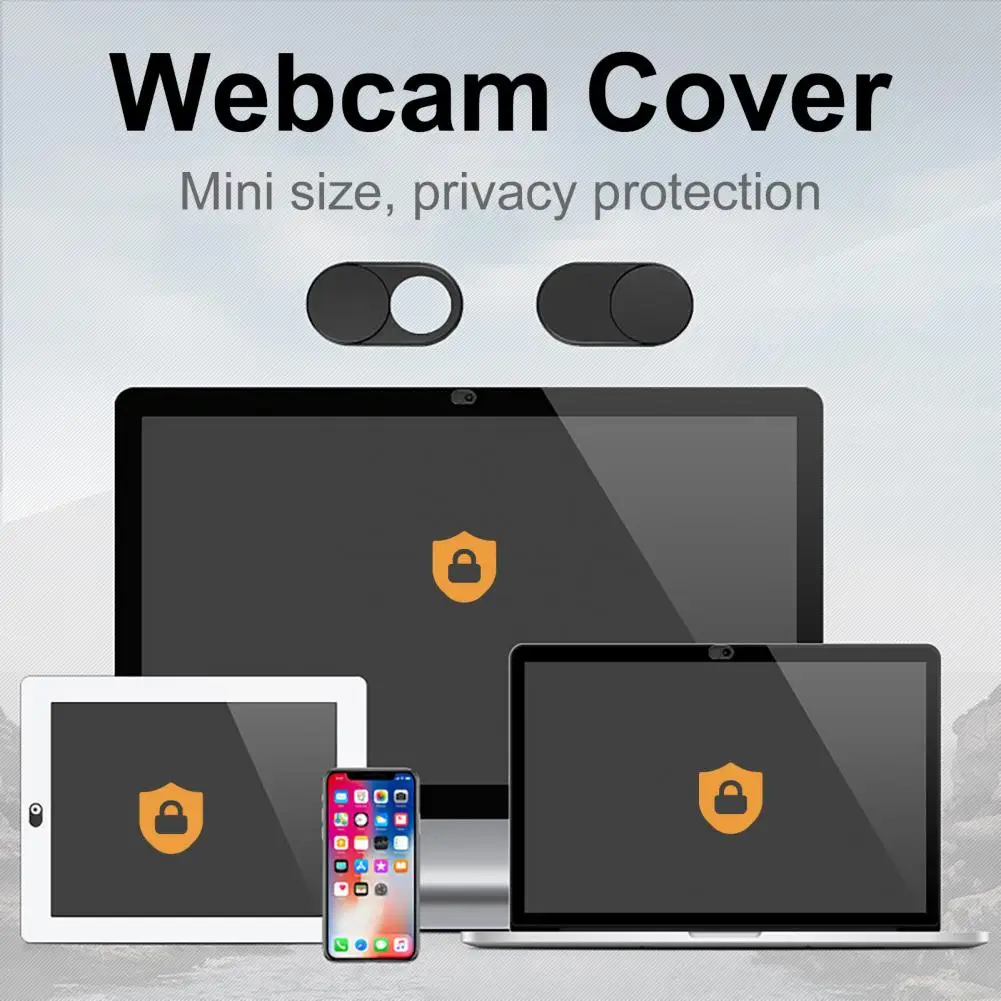 Useful  Lens Shield Slidable Magnetic Universal Lens Shield Protective Ultra-thin Webcam Cover for Laptop