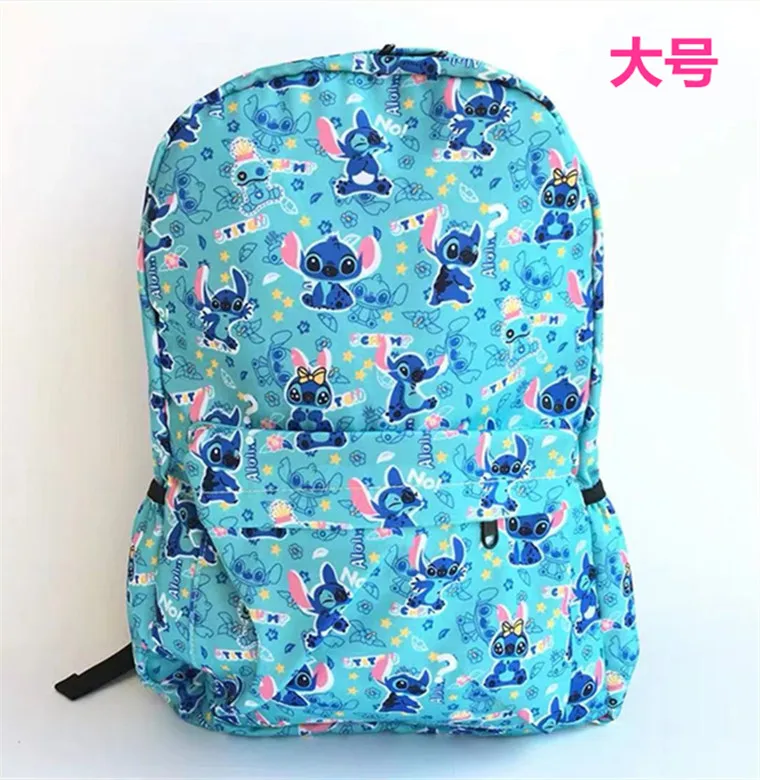 New Disney cartoon Angel Stitch Backpack bag Kindergarten sofia school bag lady Backpack