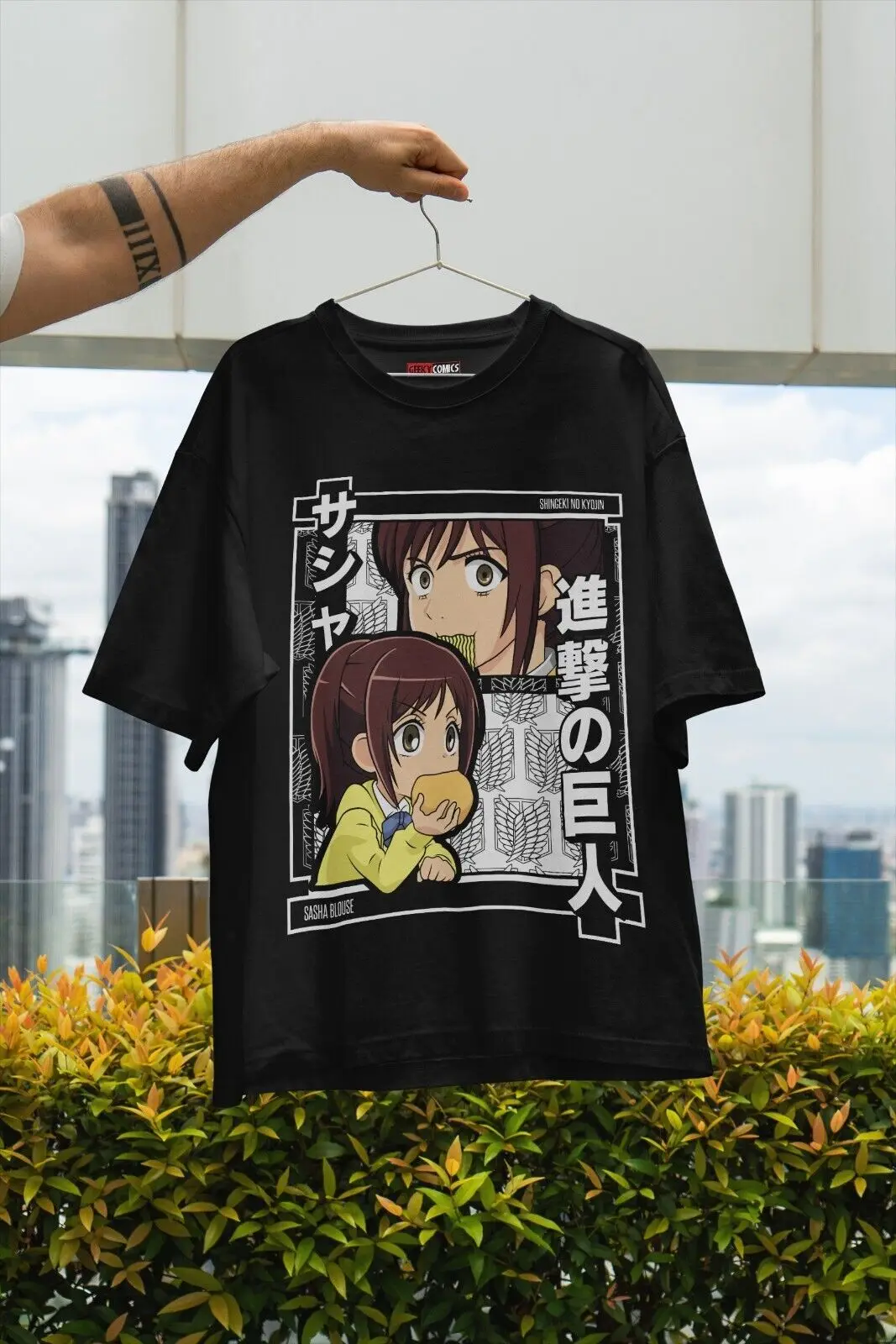 Anime T-shirt  Sasha Blouse Anime shirt  Attack on Titans Fan Apparel  Shirt