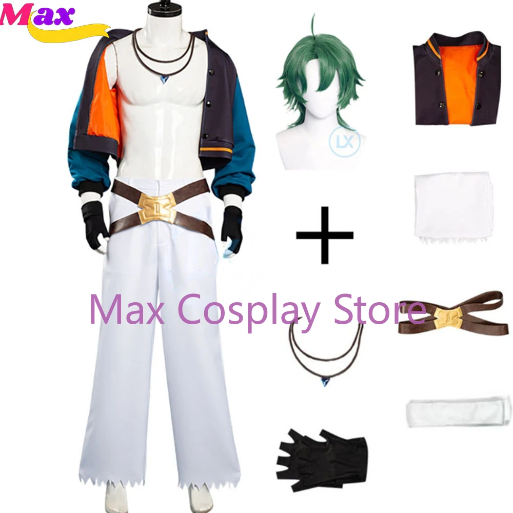 Max In stock Anime  Joe/Kojirou Nanjou Cosplay Costume Halloween Carnival Costumes For Men Full Set