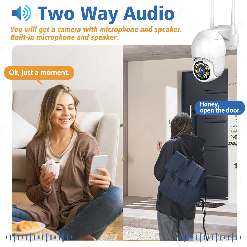 Tuya Smart  PTZ Wifi Camera 4K 8MP Outdoor Waterproof Wireless Surveillance Ai Human Detection Security Protection CCTV Camera