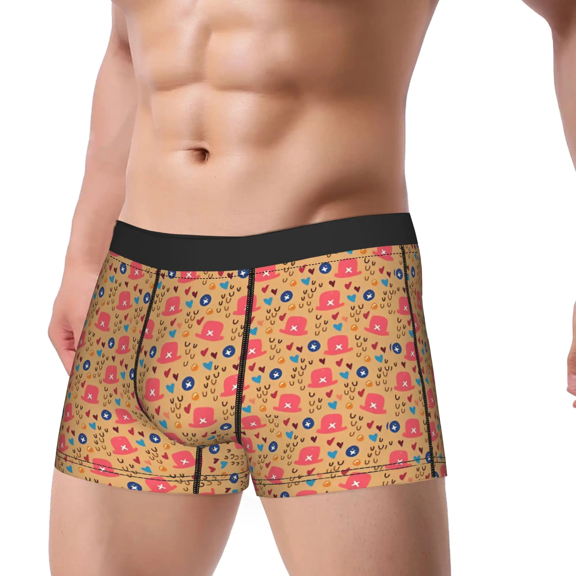 Men's Boxer Briefs Shorts Panties Ready to Rumble  Soft Underwear One Piece Male Sexy M-XXL Underpants