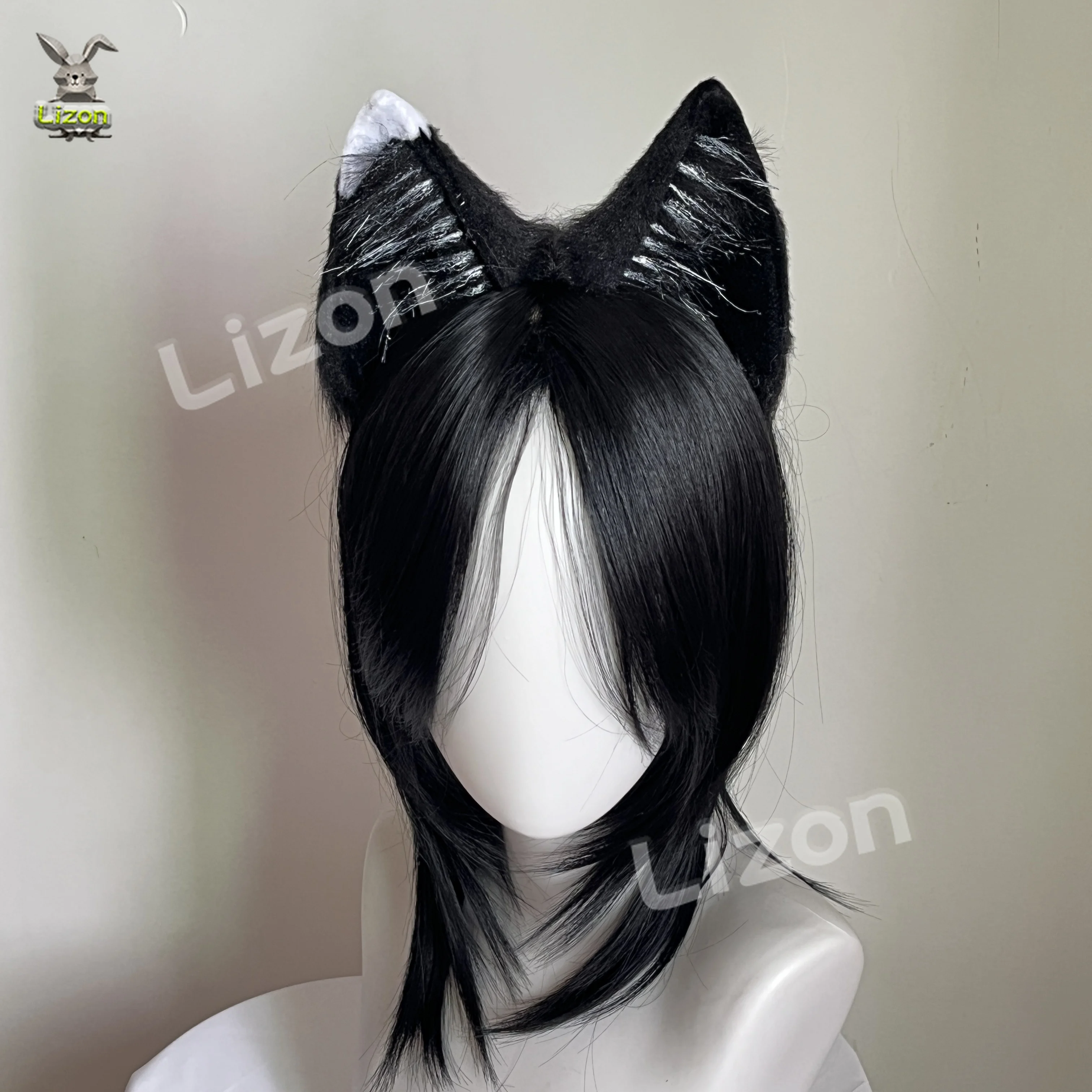 Izutsumi Tail Ears Cosplay Props Anime Delicious in Dungeon Cosplay Women Cute Furry Animal Ears Izutsumi Cosplay Tail