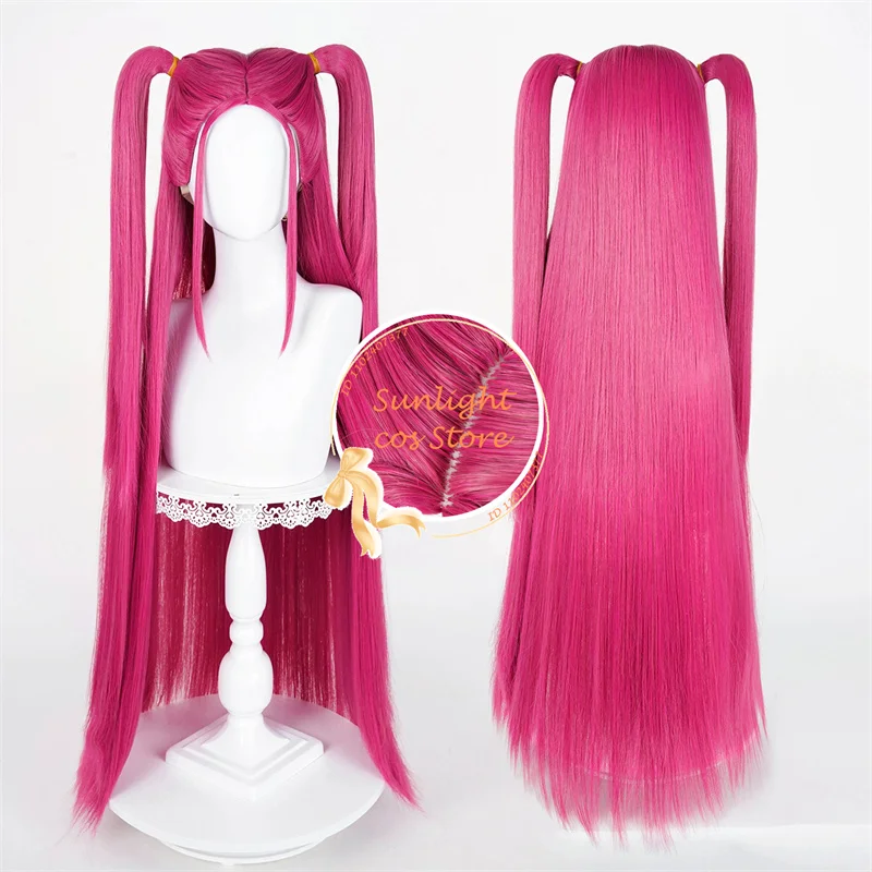 

700g Mira Cosplay Wig Rose 90cm Wigs Rumi Mira Zoey Anime Cosplay Wig For Women Heat Resistant Synthetic Hair Halloween+Wig Cap