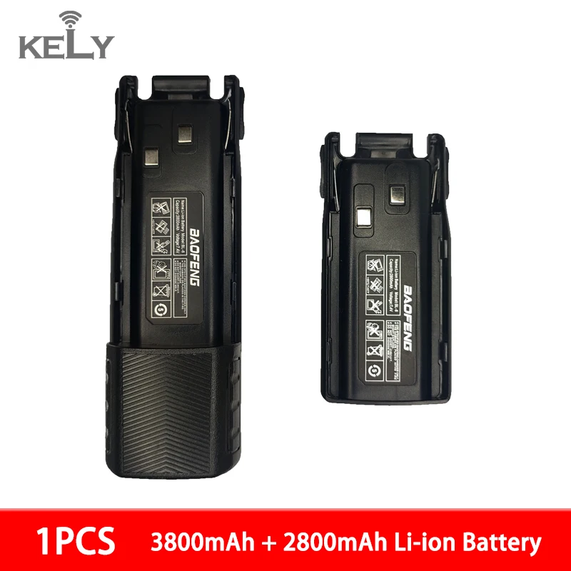 Batteria di BL-8 del walkie-talkie UV 82 di Baofeng per la batteria di UV-82 2800mAh/3800mAh per la UV-89 UV-8D UV-82HP UV-82HX UV-82 più la batteria