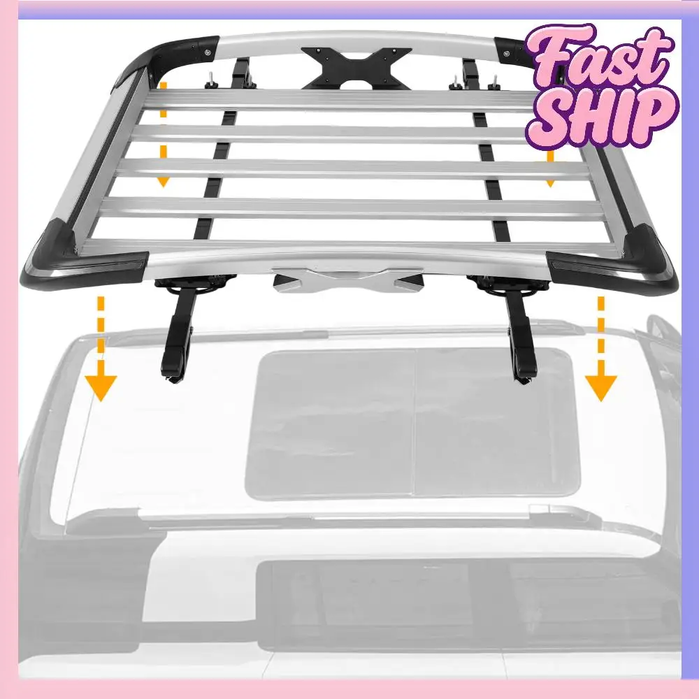 

Aluminum Alloy Car Roof Racks with Cross Bars Universal Car Top Roof Rack for 4 X 4/SUV/Pickup Truck Other Auto Carscustomes