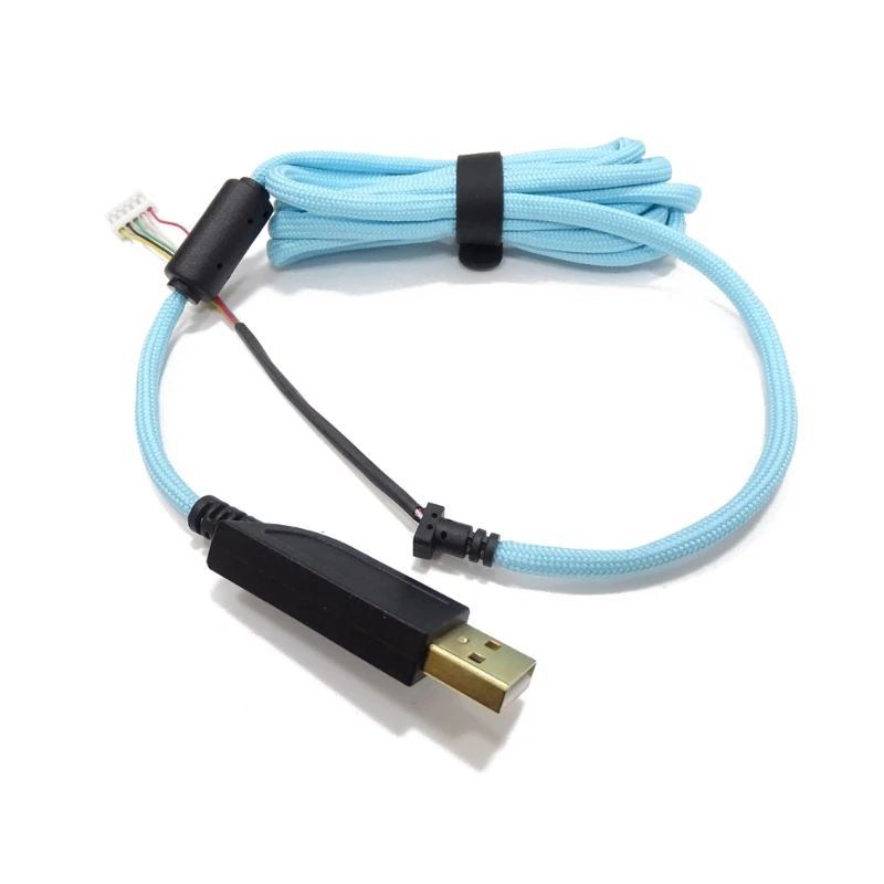 DIY Nylon Cord Umbrella Rope Mouse Cable for ZOWIE EC1-A EC1-B FK1 Mouse Wire