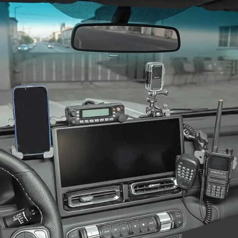 For BAW EMC 212 T01 2024-2026 Aluminum Modular Dash Mount, for Phone, Action Camera, Two Way Radio, Offroad Interior Accessories