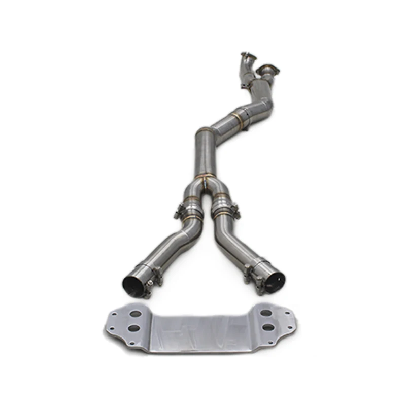 

OBM In Stock Exhaust Pipes System For BMW M3 G80/G82 3.0T 2021-2024 Performance Exhaust Single Mid Pipe With Brace T304 Mid Pipe
