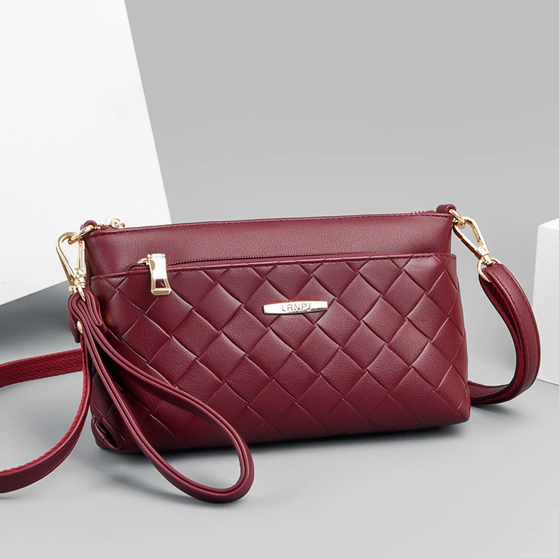

2026New diamond-patterned fashion mini multi-layer large-capacity handbag, shoulder and crossbody bag