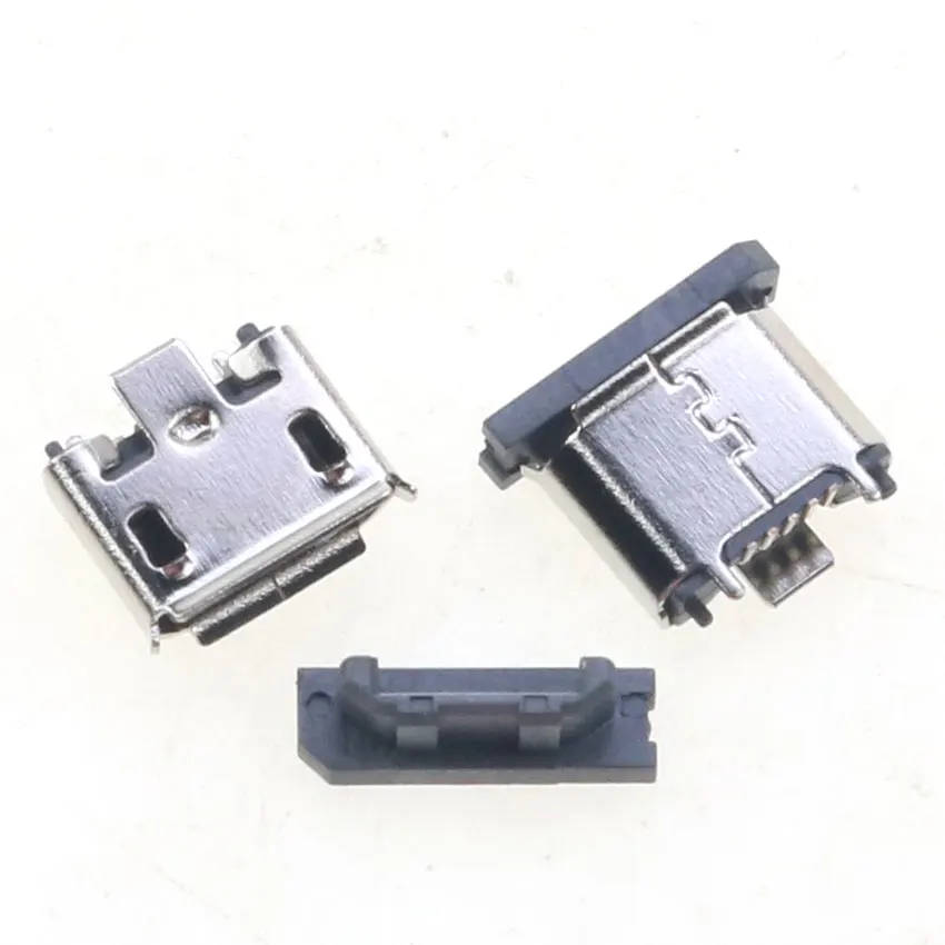 Cltgxdd 10-50 stücke Micro-USB-Buchse 5-polige 5p-Buchse 180-Grad-Vertikal-Patch-SMT-Ladeanschluss mit Staubs chutz – Detail 3